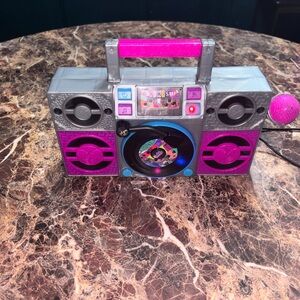 L.O.L. Surprise! Pink and Silver Boombox
